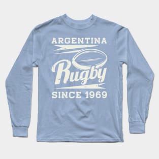 Vintage Argentina Rugby Since 1969 Long Sleeve T-Shirt